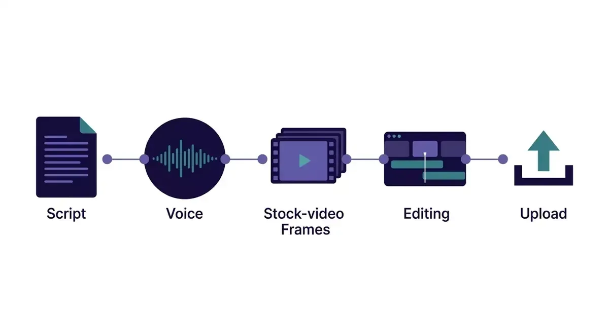 The 4-Tool Faceless YouTube Stack, Wired End to End